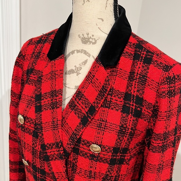 CHARTER CLUB
Plaid Tweed Blazer - Picture 6 of 8